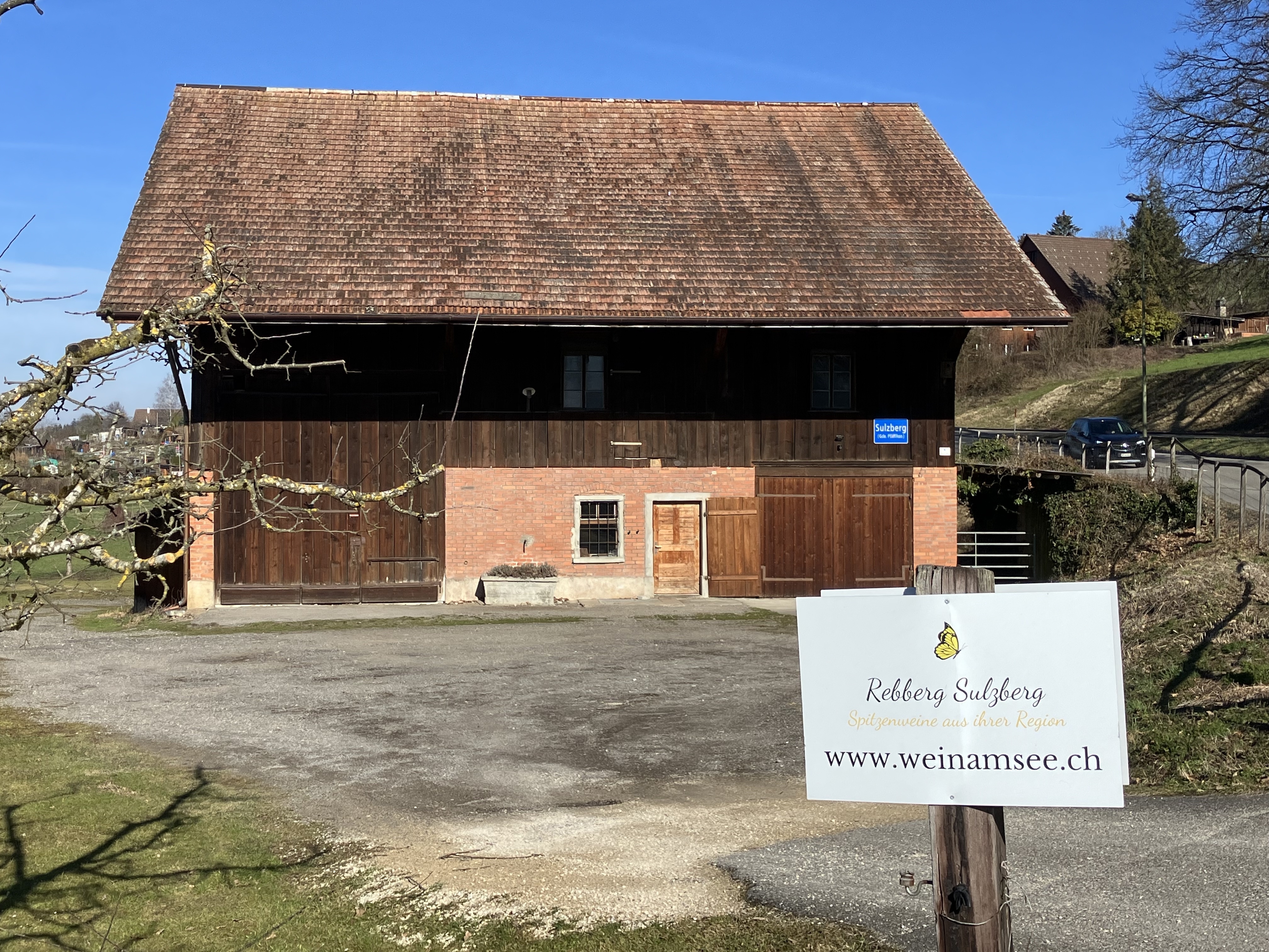 Weindegustation im Rebberg Sulzberg