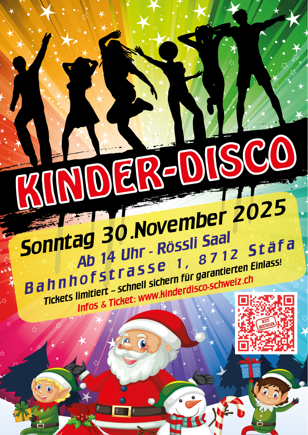Kinder Disco – Samichlaus & Winter Party in Stäfa Zürich