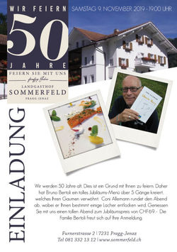 50-Jahre-Jubiläum Landgasthof Sommerfeld