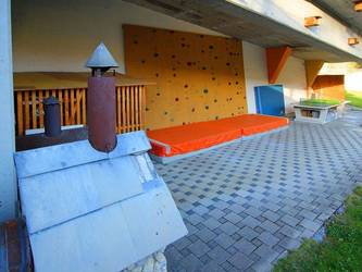 unsere Kletterwand