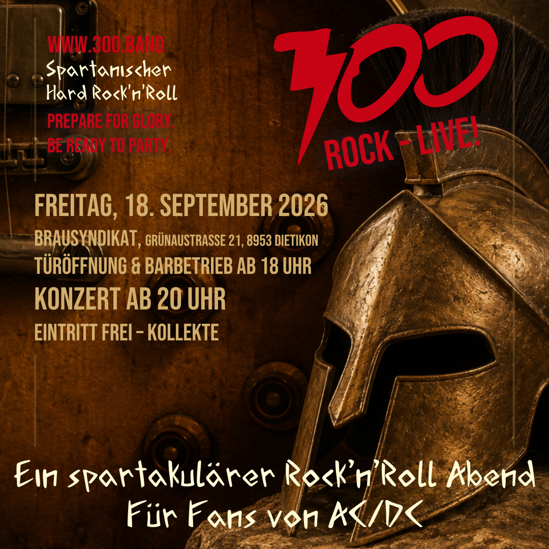 Titelbild des Events: LIVE IN CONCERT: 300