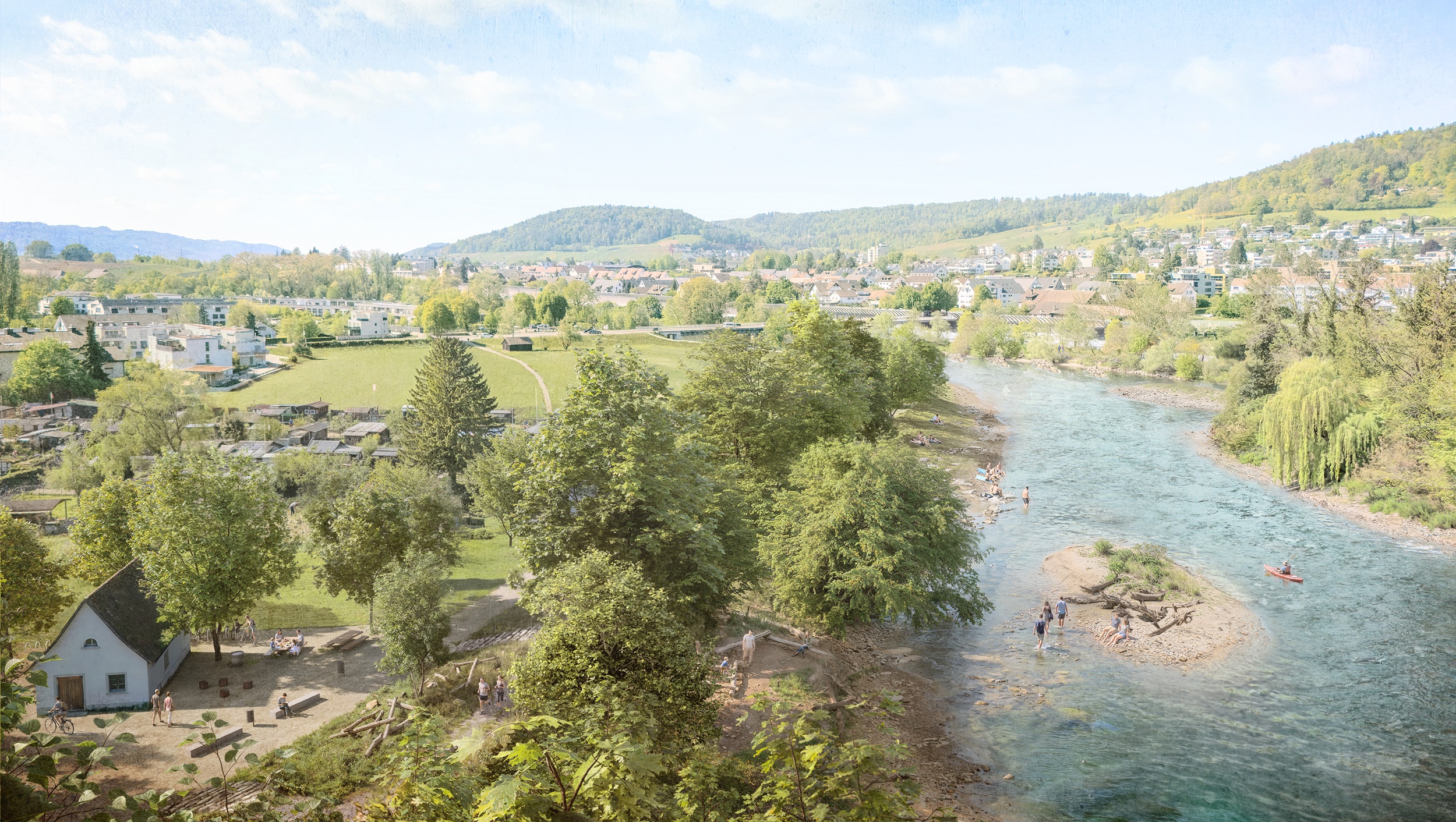 Titelbild des Events: Lebendige Limmat: Projekt-Sprechstunden in den Gemeinden