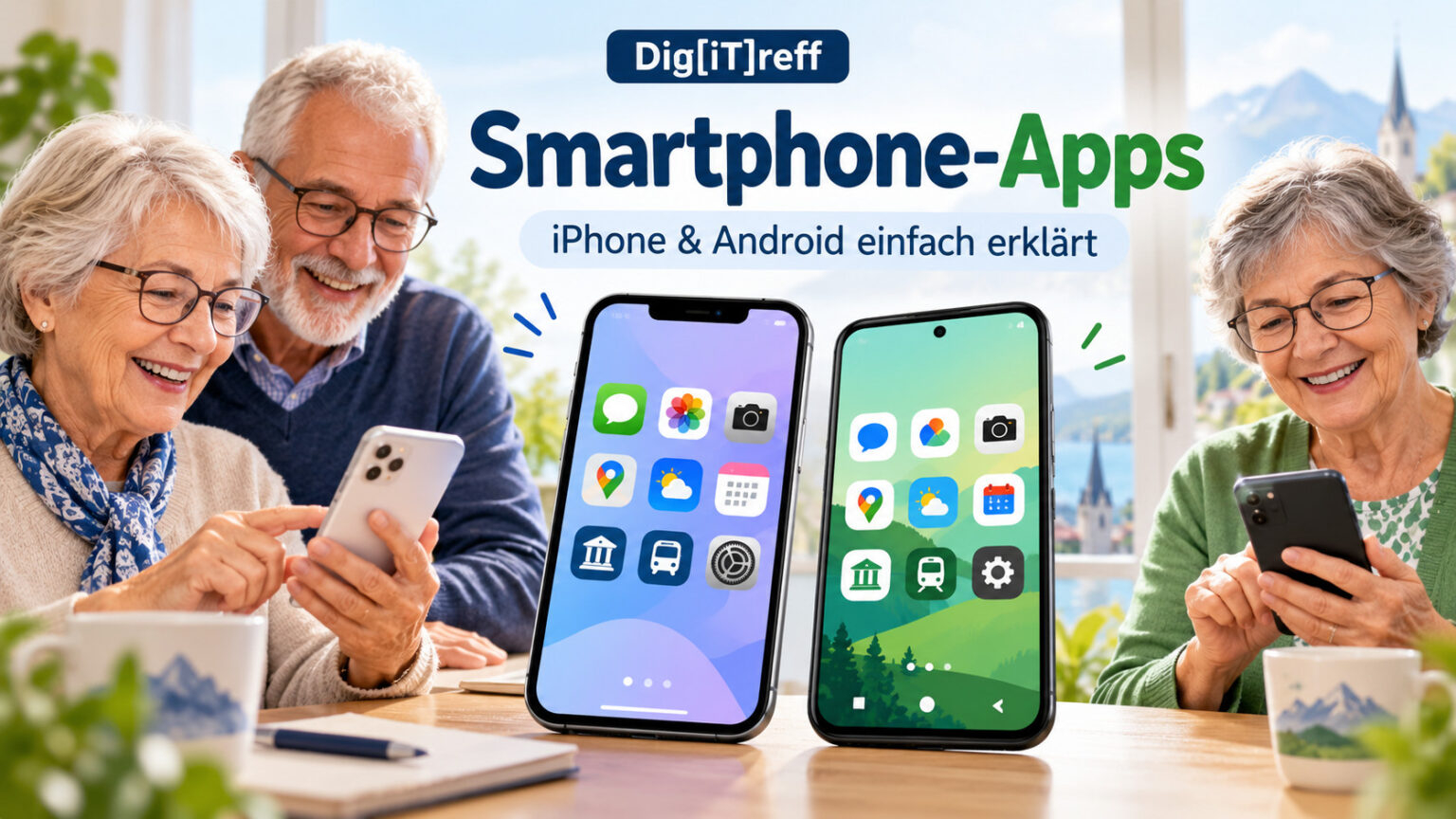 Titelbild des Events: Dig[iT]reff- TERZO Dietikon - Handy-Apps von A bis Z die Sie interessieren