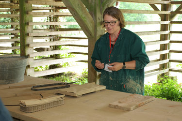 Ziegeldemonstration, Bildarchiv ZM