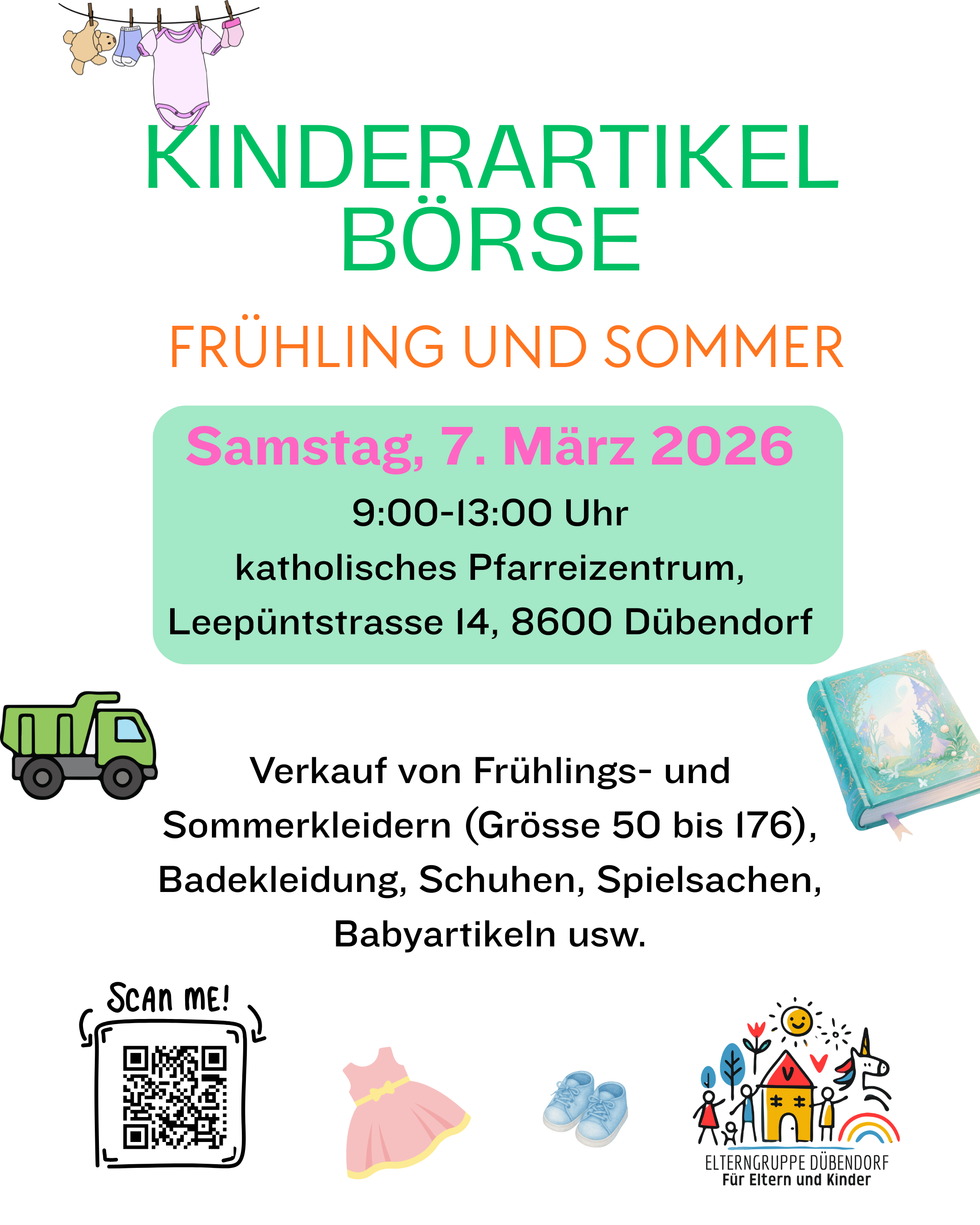 Kinderartikelbörse Frühling und Sommer