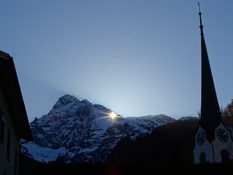 Sonnenereignis am Mürtschenloch - 1
