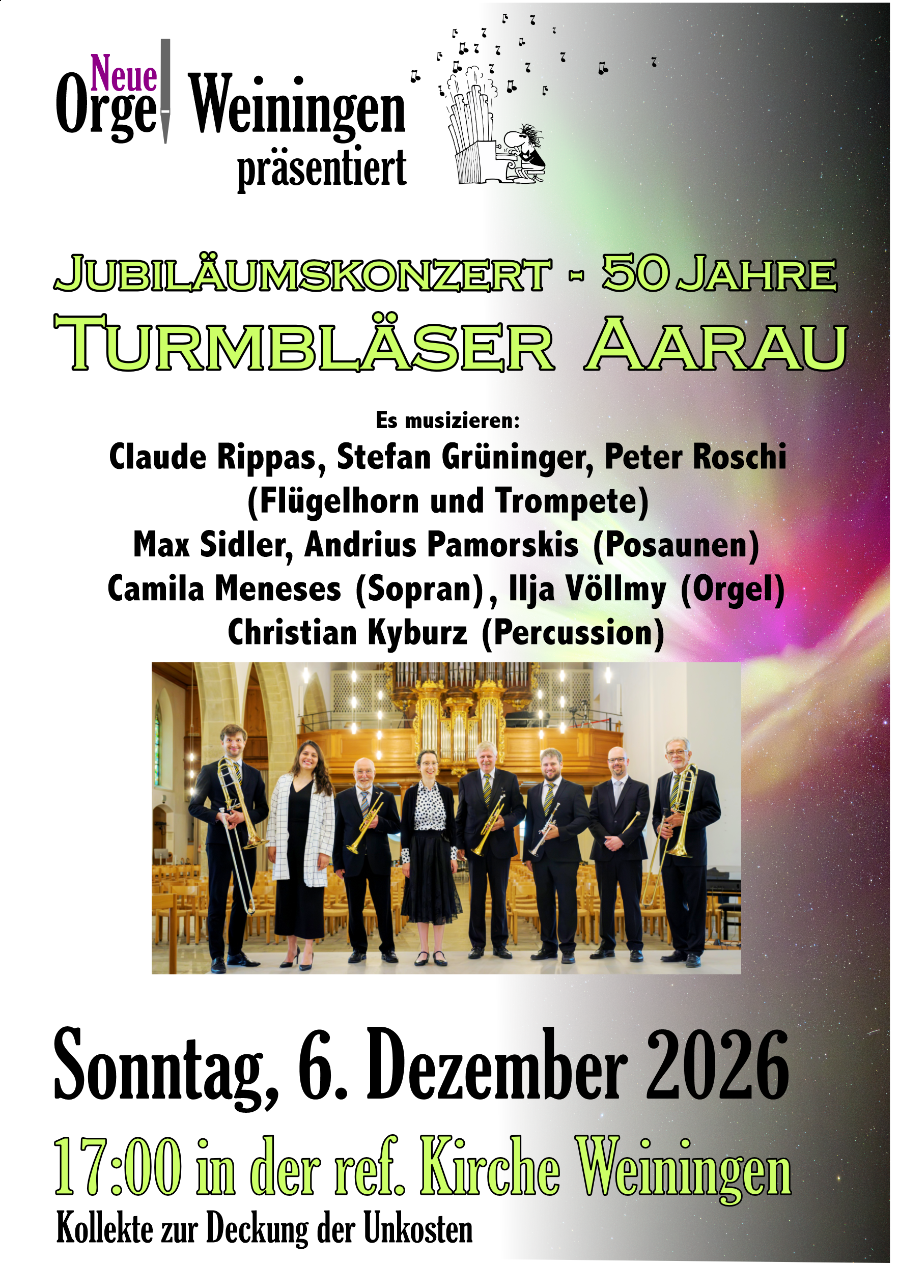 Titelbild des Events: Jubiläumskonzert - 50 Jahre TURMBLÄSER AARAU