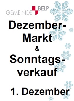Dezembermarkt und Sonntagsverkauf - 1