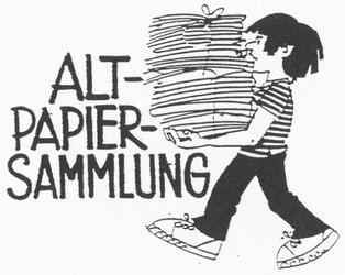 Nächste Papiersammlung: 4. Juni 2019