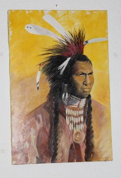 Indianer Sioux Häuptling