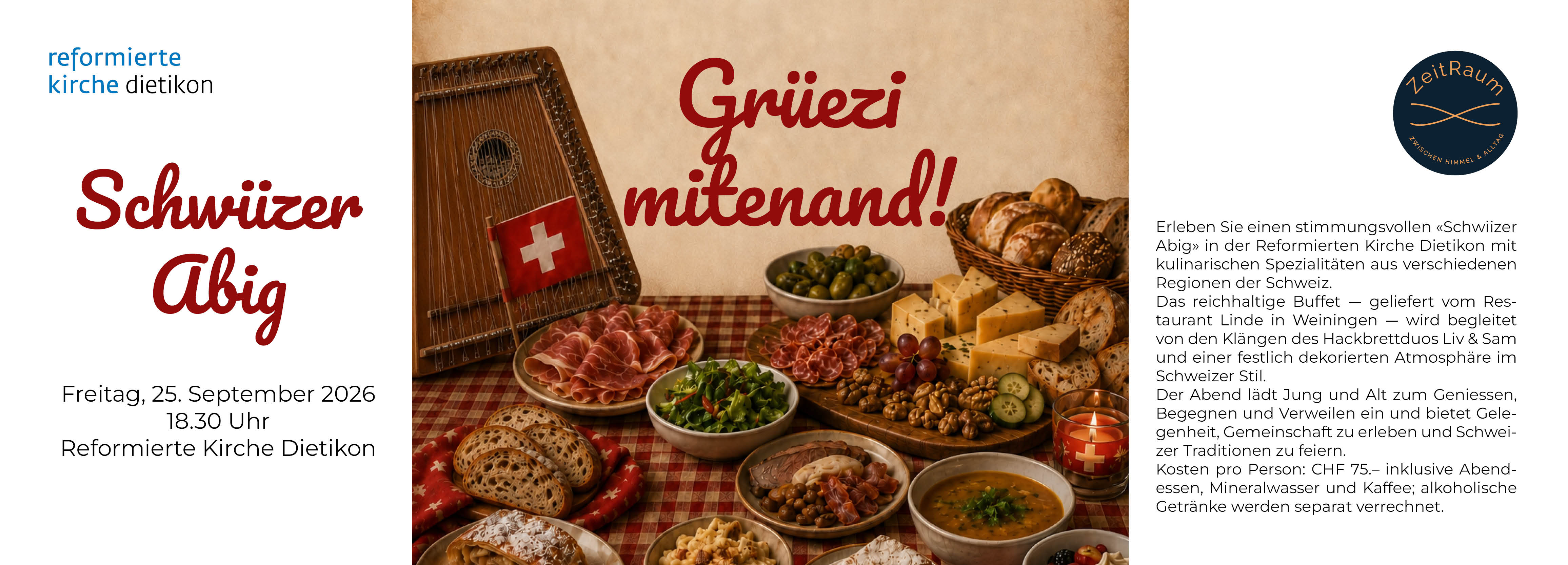 Titelbild des Events: Schwiizer Abig 
