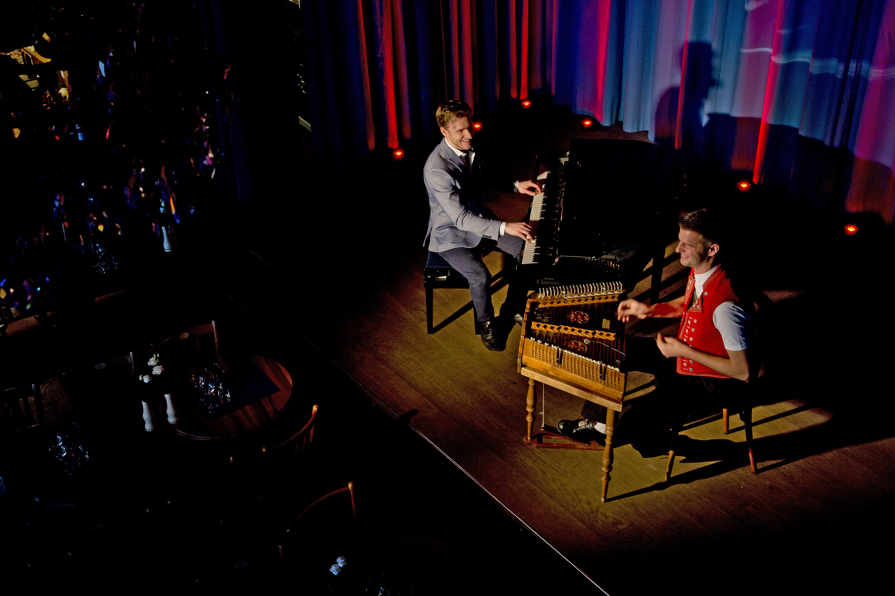 Titelbild des Events: Concert & Dine: Hackbrett meets Boogie-Woogie