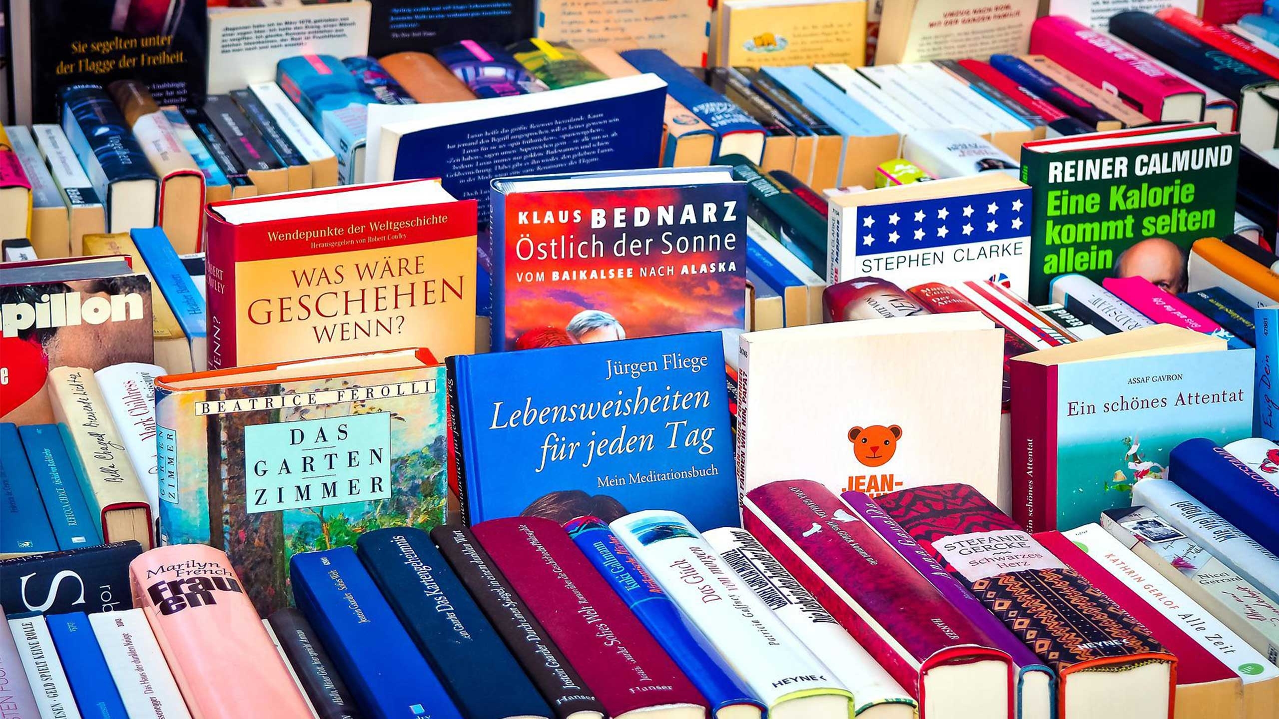 Bücher Flohmärit der Bödeli-Bibliothek Interlaken