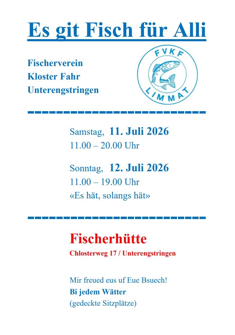 Titelbild des Events: Fischessen