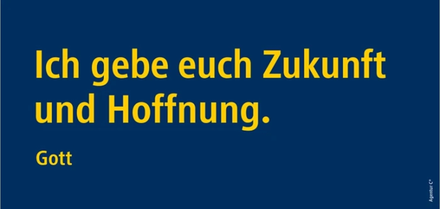 Titelbild des Events:  Dunschtigkafi - Gelbe Worte auf blauem Grund - und was dahinter steckt