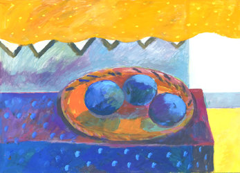 Gouachefarben, 50 x 70 cm