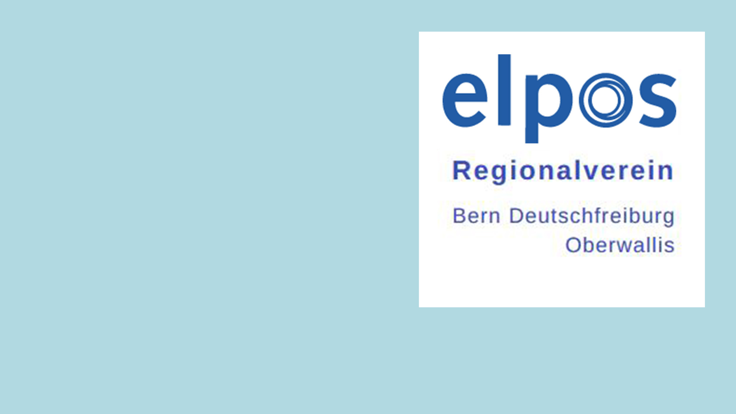 Elpos Logo & Text auf Hintergrund