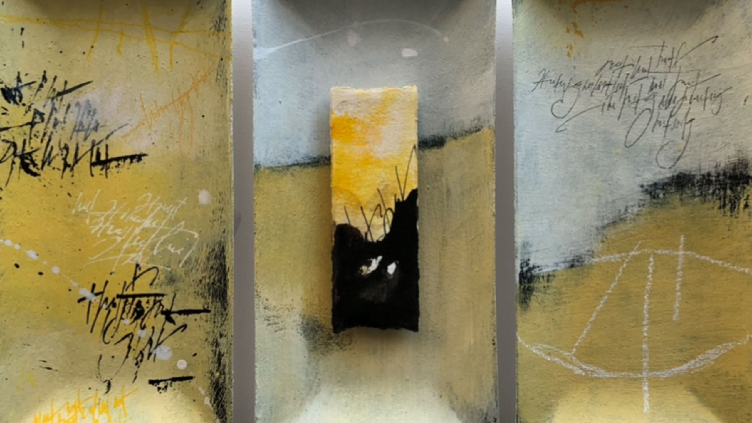 Ausstellung Denise Grimm, Kalligraphin