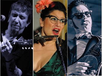 Blueskonzert im Wortreich: Max & Veronica meet Chino Swingslide - 1