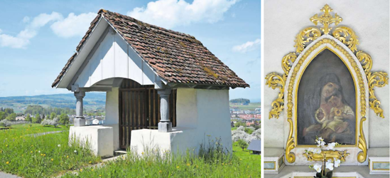 An%20sonniger%20Lage%20oberhalb%20von%20Rotkreuz%20wurde%20die%20Ibiker%20Rosenkranzkapelle%20von%20einem%20Zuger%20Geistlichen%20gestiftet.%20Der%20sp%C3%A4ter%20hinzugekommene%20neugotische%20Altaraufsatz%20im%20Inneren%20zeigt%20eine%20seltene%20Darstellung%20der%20Muttergottes%20mit%20dem%20Jesuskind.%20%28Bilder%20Andreas%20Faessler%29