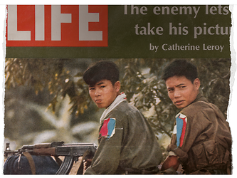 Cover Life Magazine, February, 1968 © Dotation Catherine Leroy / The Life Picture Collection